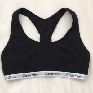 Black Calvin Klein Bralette